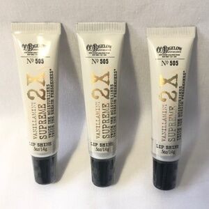 New CO Bigelow Vanillamint Lip Gloss x3